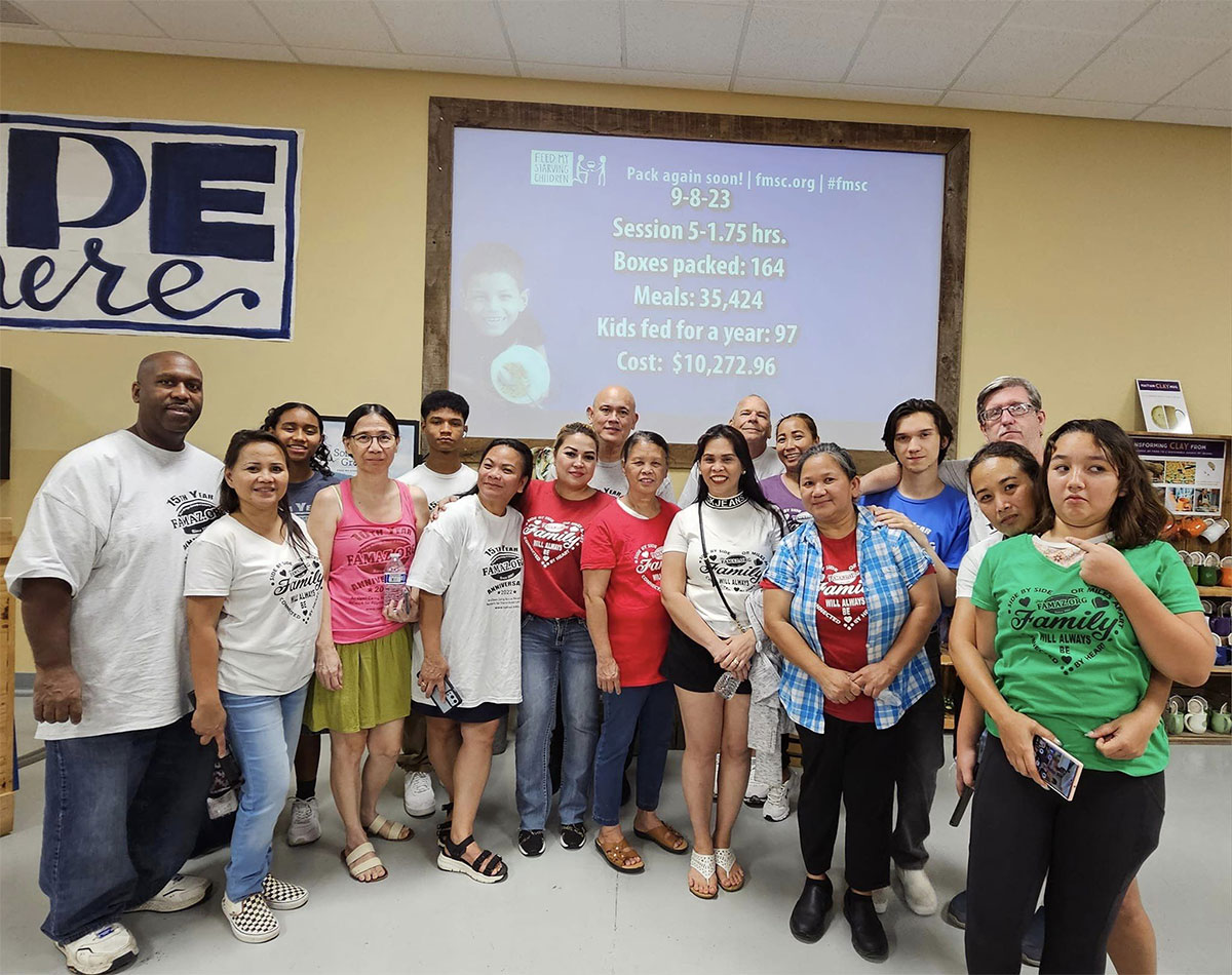 Members of the Filipino American Marriage-Group of Arizona following a recent volunteer event